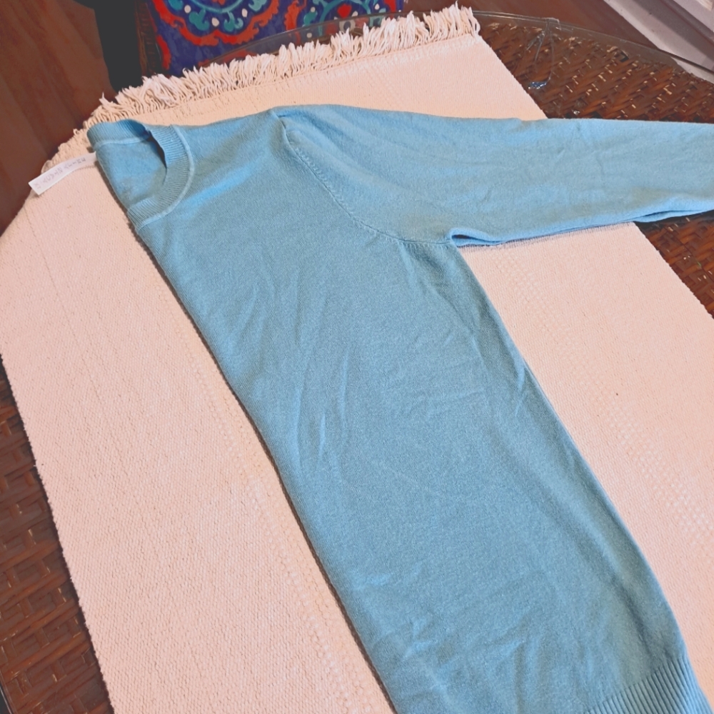 Emily Stacy Teal color sweater